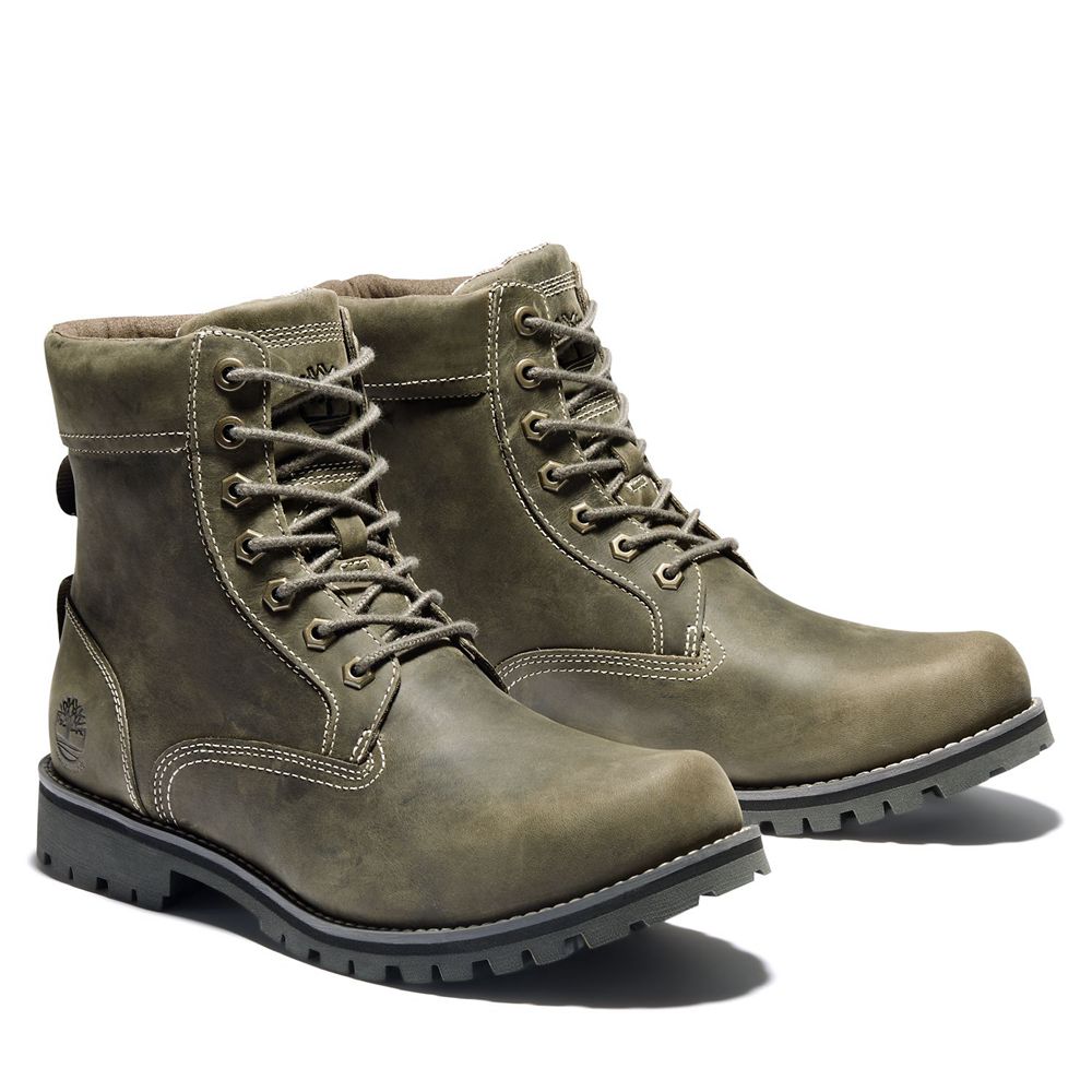 Bocanci 6-Inch Timberland Barbati Masline Verzi - Rugged Waterproof Ii - Romania - KQWRUF473